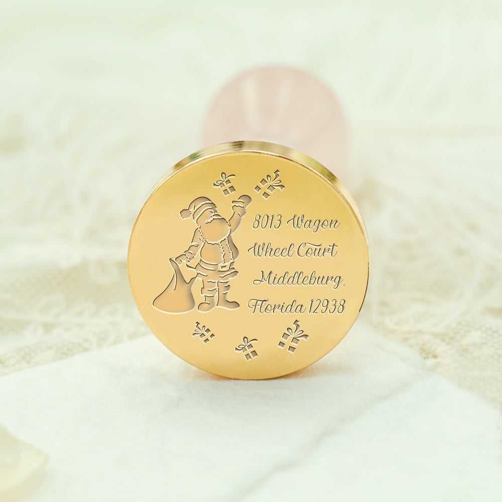 Christmas Deers Custom Address Wax Seal Stamp-5 Custom-Name-Wax-Seal-Stamp-(27-Designs)3