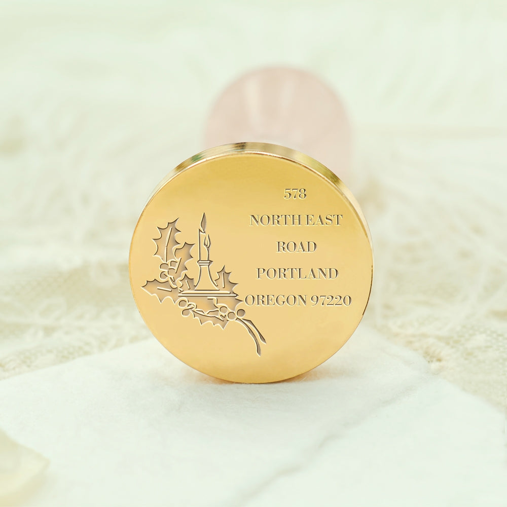 Christmas Deers Custom Address Wax Seal Stamp-8 Custom-Name-Wax-Seal-Stamp-(27-Designs)3