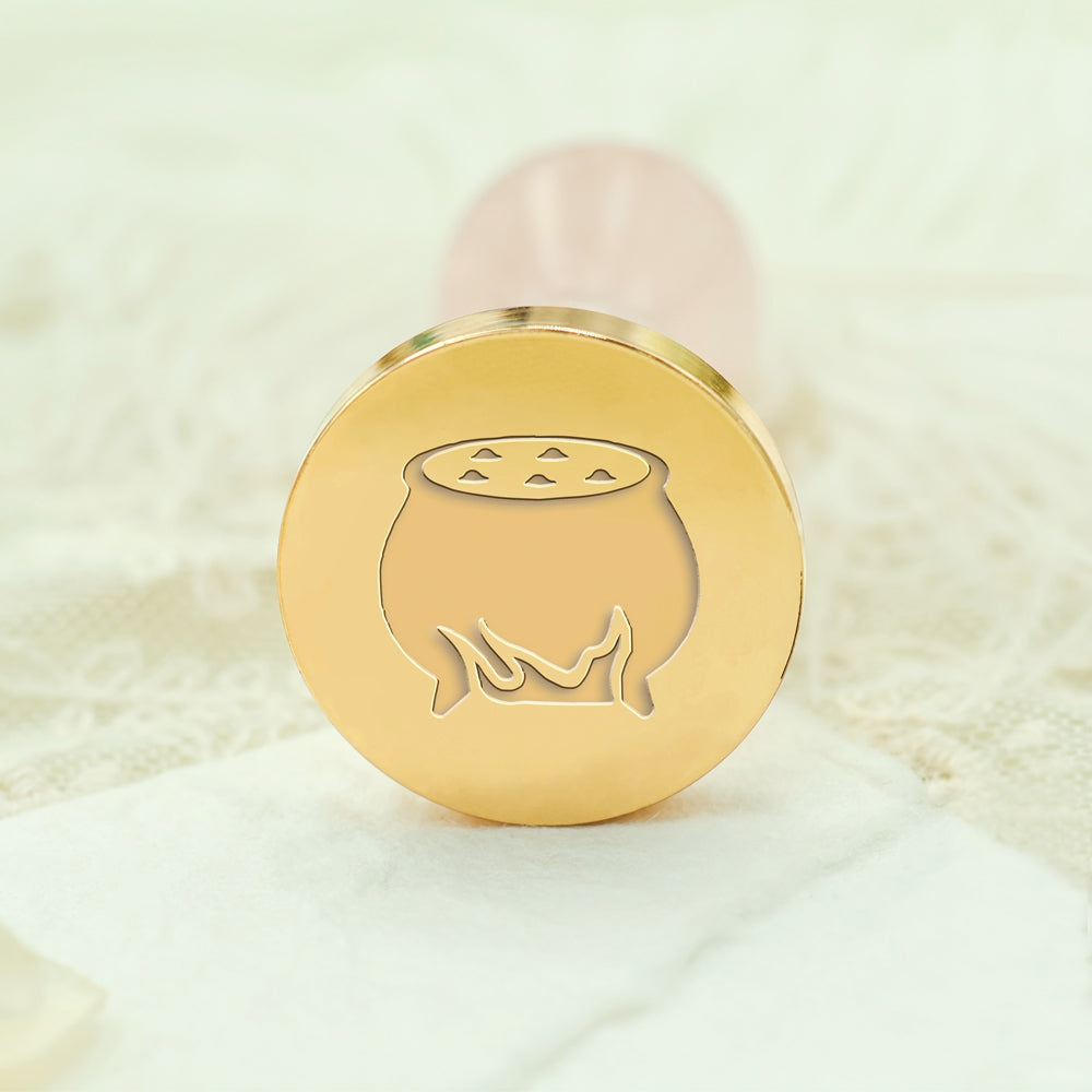 Boiling Cauldron Halloween Wax Seal Stamp