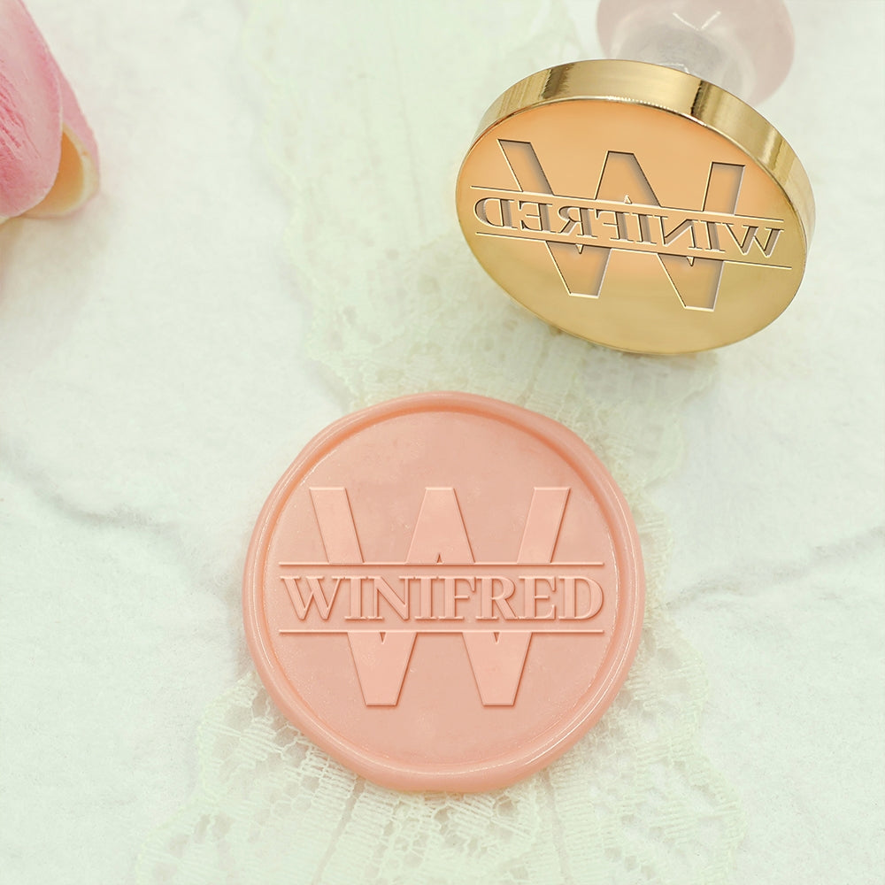 Classic Initial Custom Name Wax Seal Stamp-2