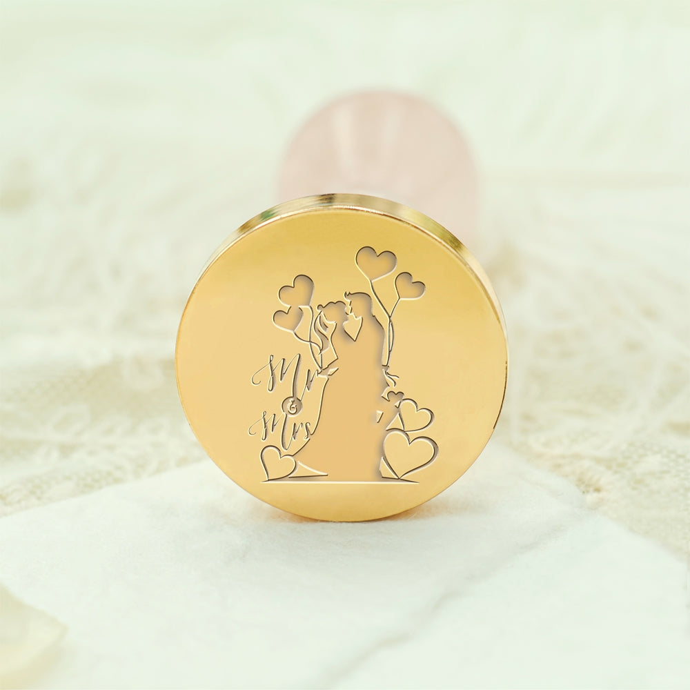 Wedding Symbol Wax Seal Stamp - Style 7 7-3